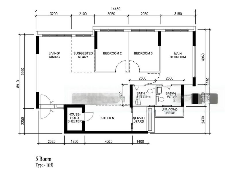 5 Room (5A) HDB for Sale in  458B Sengkang West Road - Image 6
